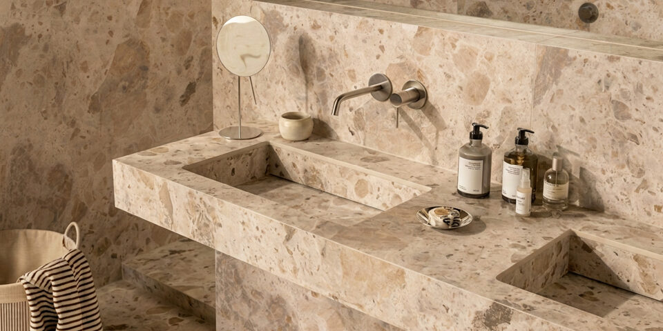 Badkamer Composite Sand